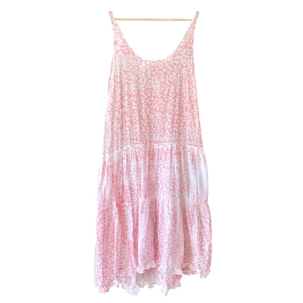 Johnny Was Amanda Bond Calme Midi Dress Boho Coastal Size M/L